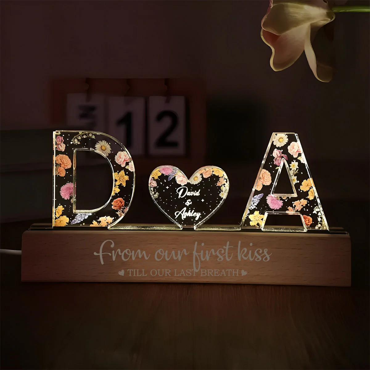 You & Me We Got This Custom Name - Personalized LED Night Light - Image 5