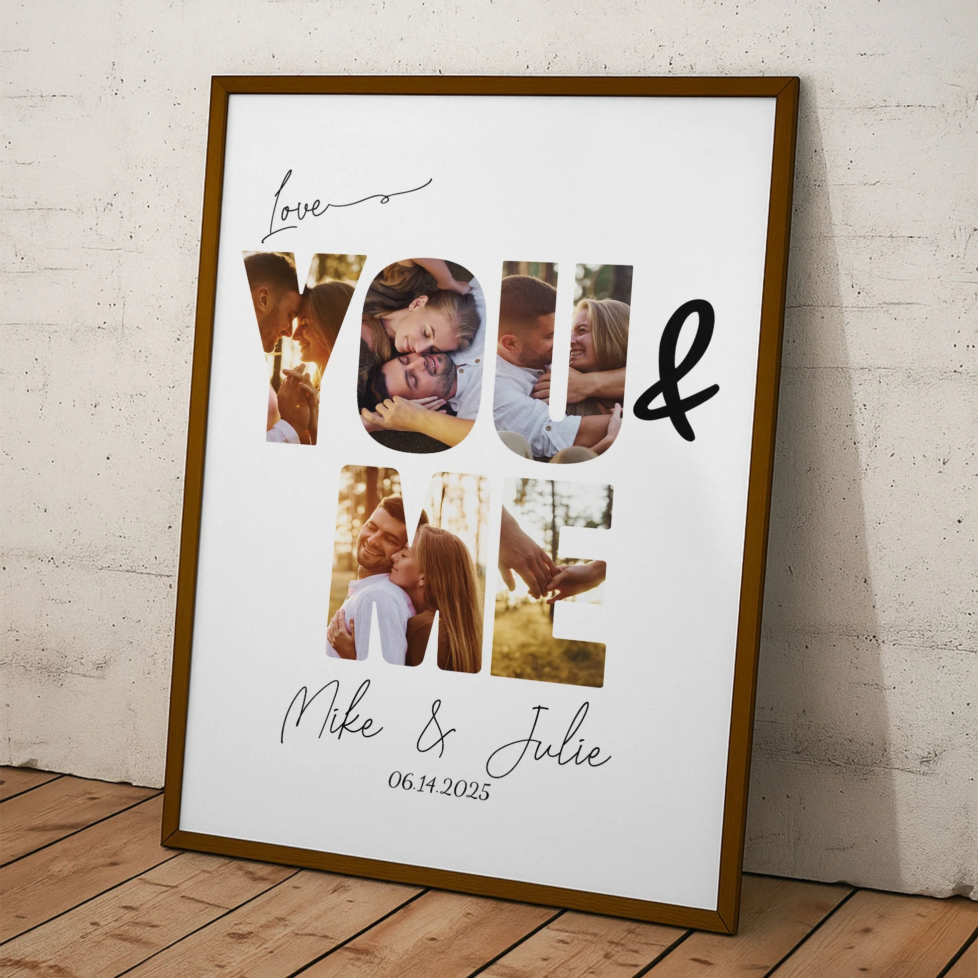 You & Me We Got This - Personalized Custom Photo Canvas/Poster Gift For Couples, Anniversary - Image 3