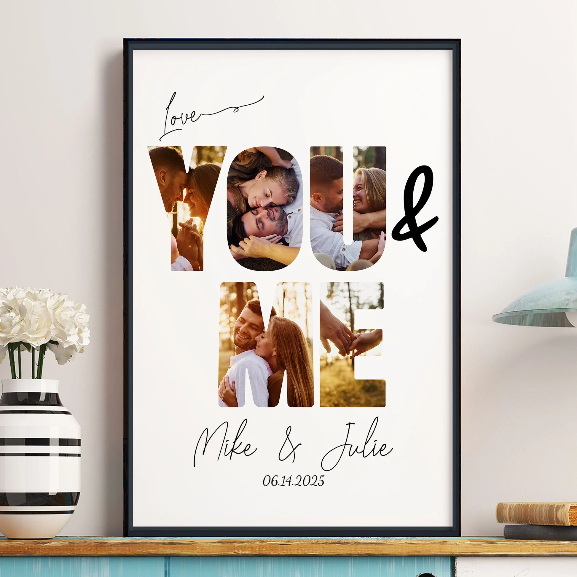 You & Me We Got This - Personalized Custom Photo Canvas/Poster Gift For Couples, Anniversary - Image 4