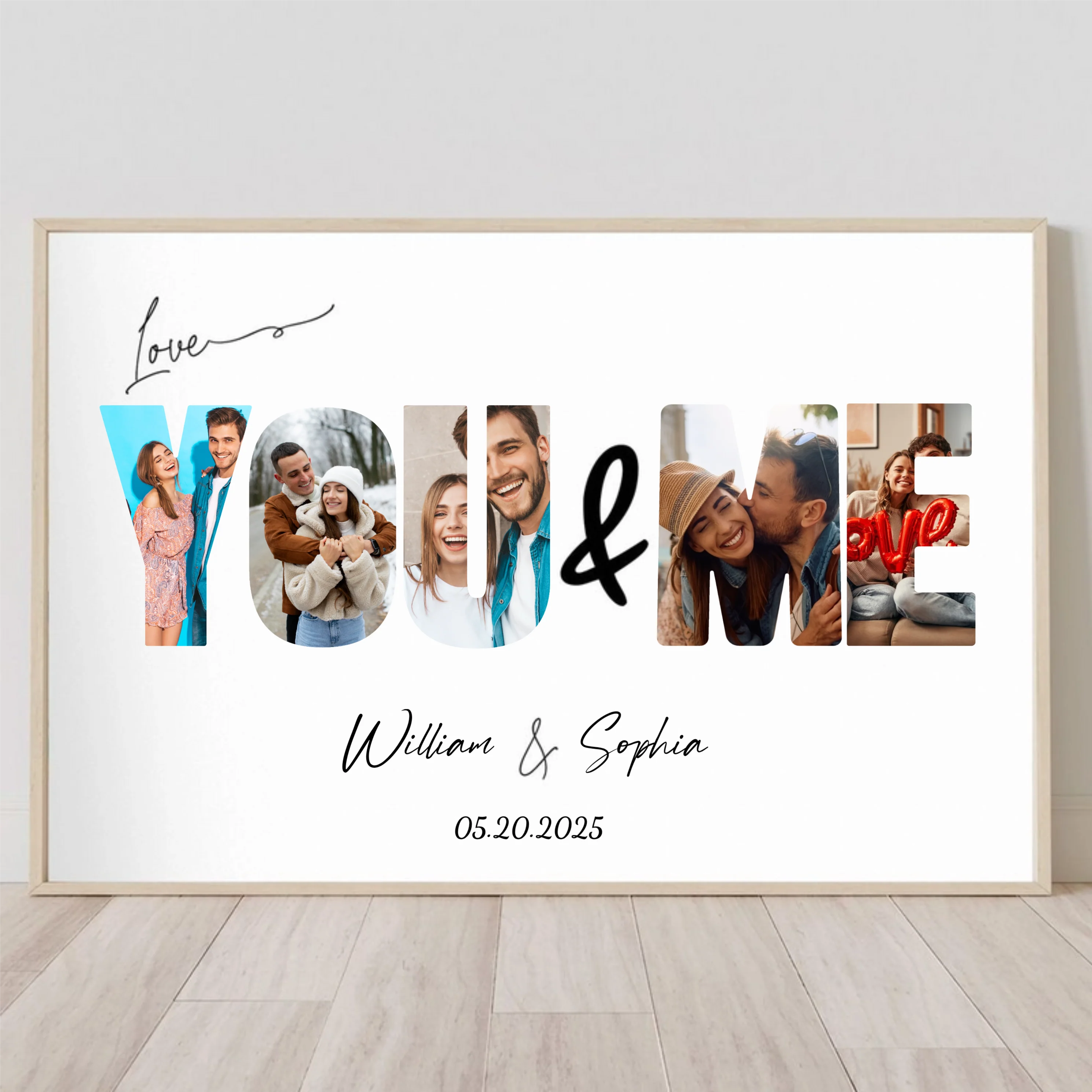 You & Me We Got This - Personalized Custom Photo Canvas/Poster Gift For Couples, Anniversary - Image 5