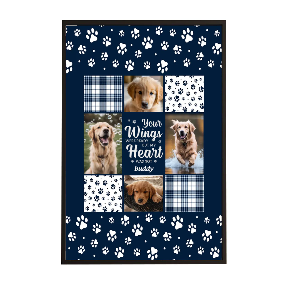 You Were My Favorite Hello And My Hardest Goodbye - Personalized Memorial Poster & Canvas - Image 2
