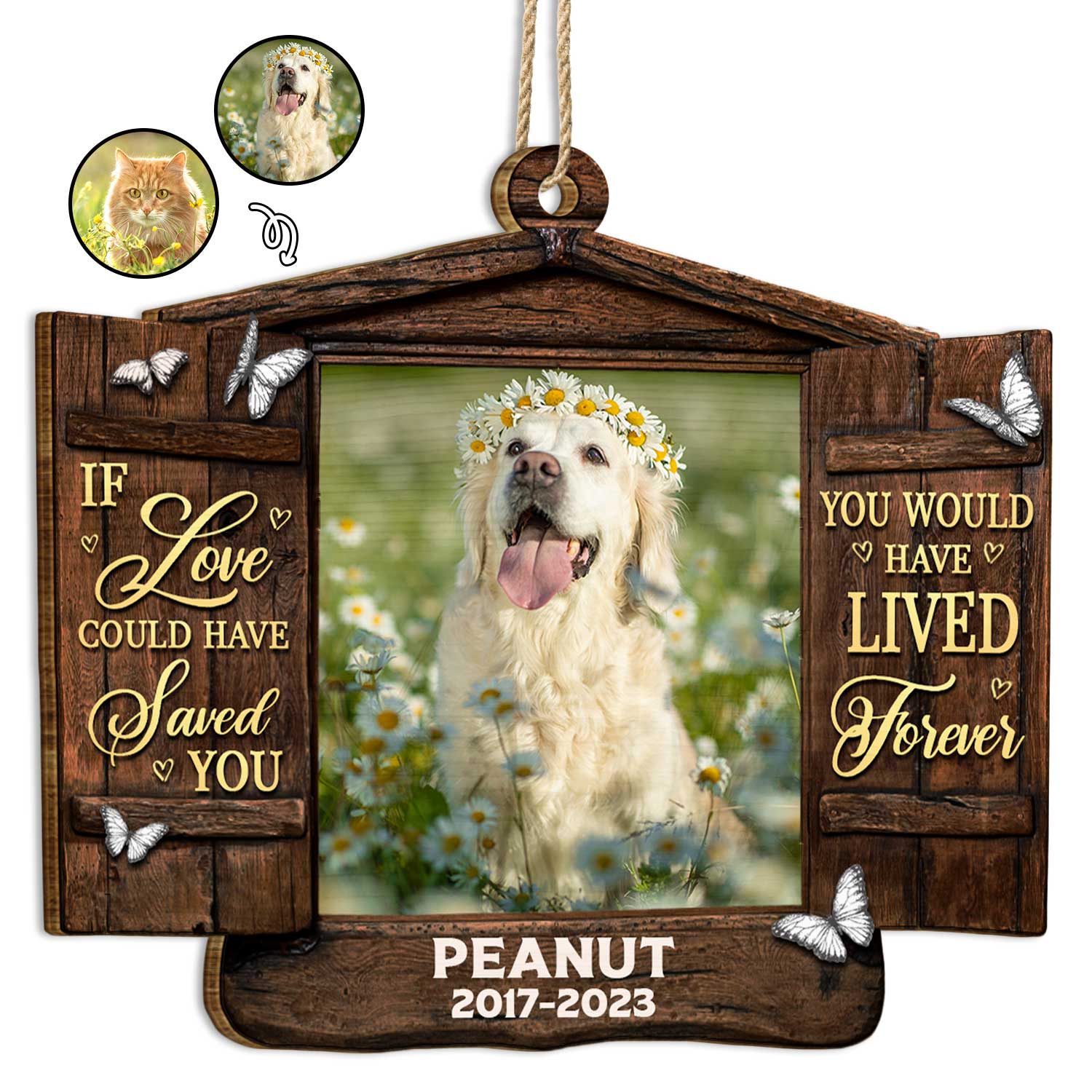 You Would Have Lived Forever Personalized Pet Memorial Gift Ornament - Image 3
