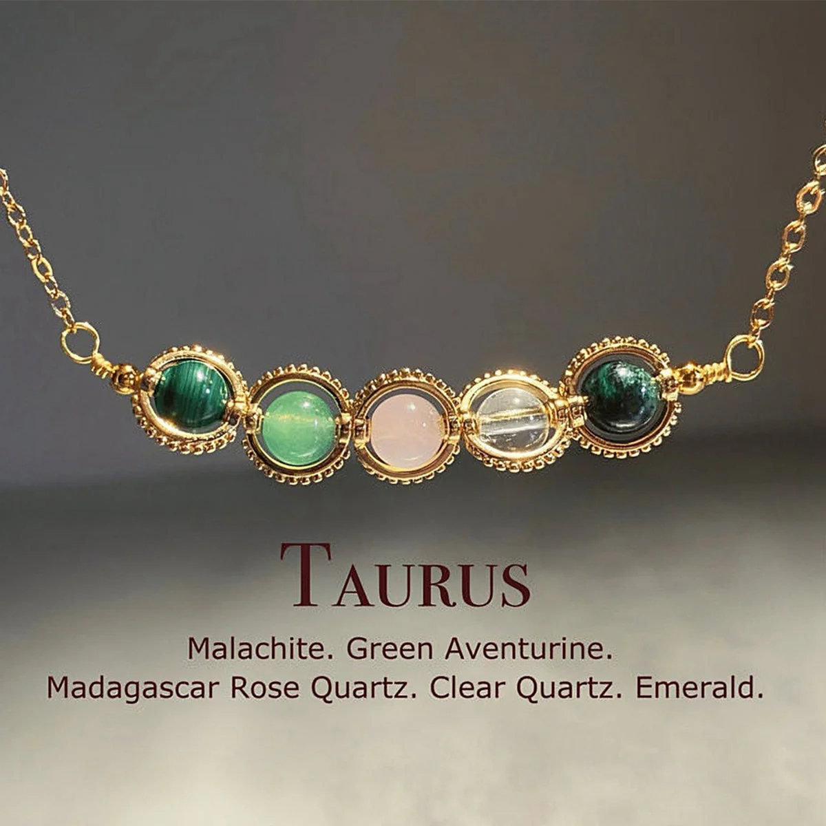 Zodiac Necklace Natural Astrology Jewelry Gift - Image 21